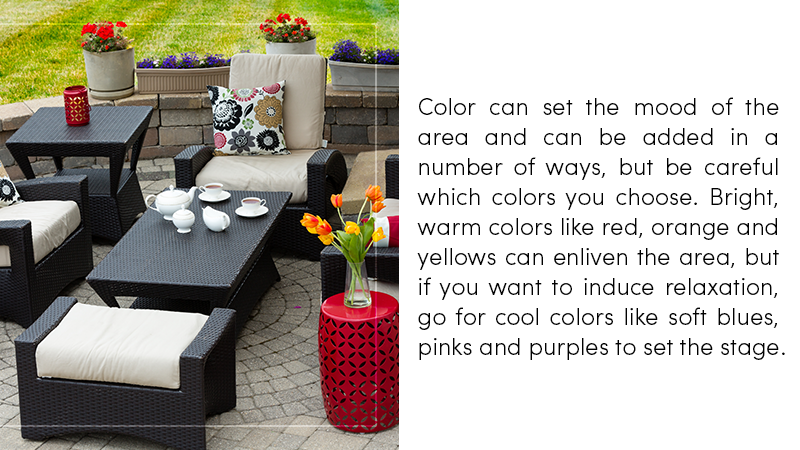 Add Color at Outdoor Space