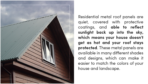 Residential metal roof