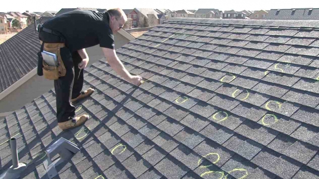 Roof Damage Insurance Inspection