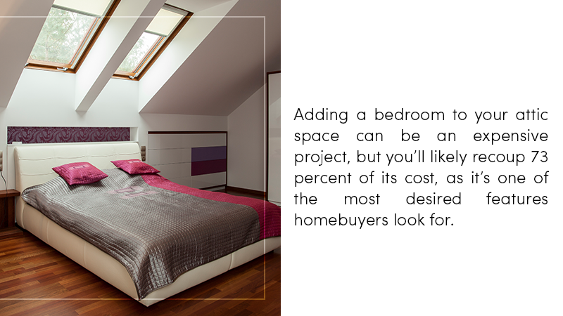 Attic Conversion with bedroom rennovation